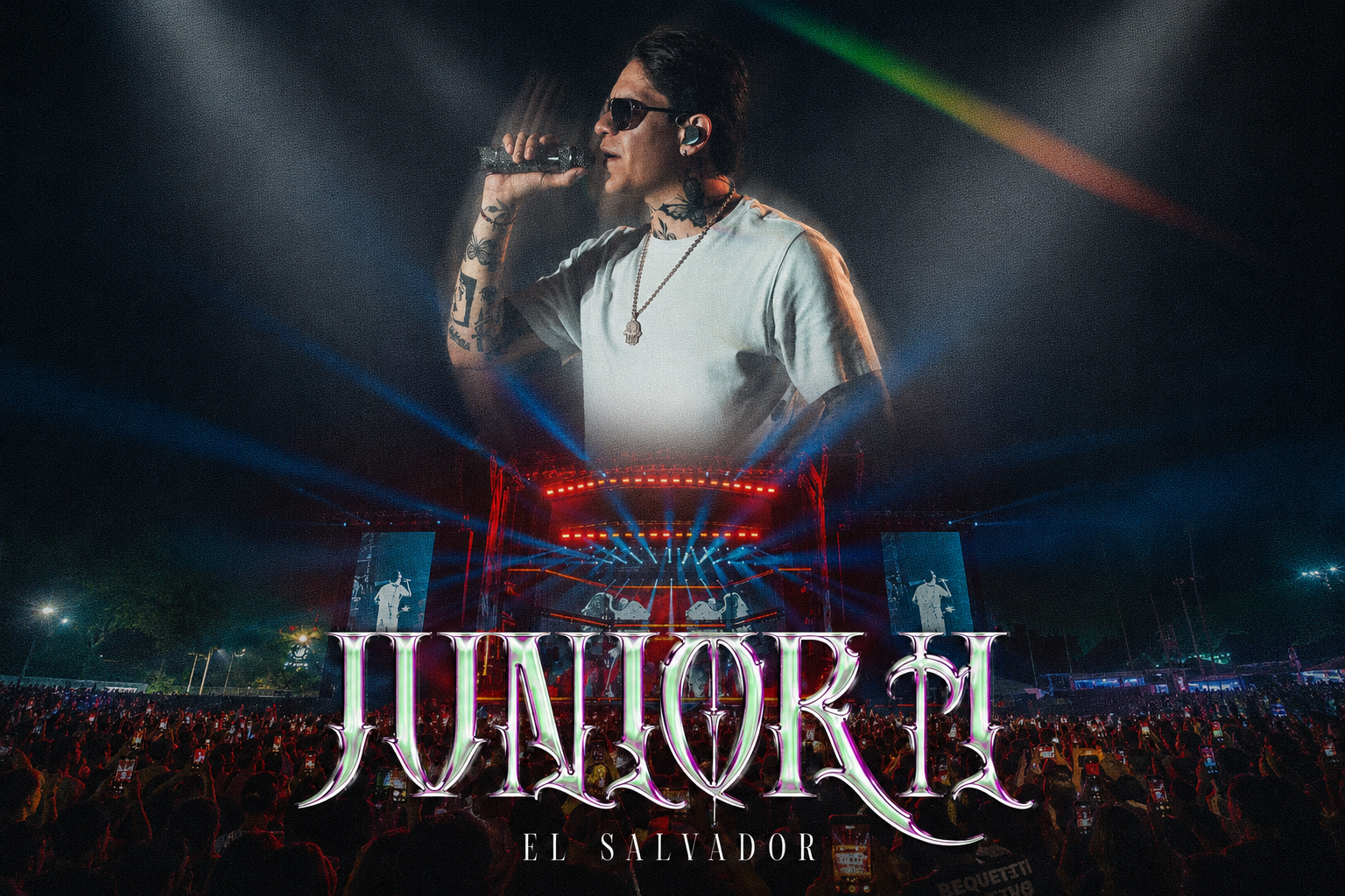 Junior H conquista El Salvador con un concierto lleno de emoción, corridos y Invitados Sorpresa
